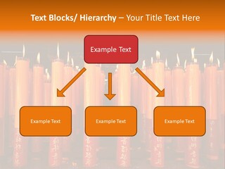 Red Wax Burn PowerPoint Template