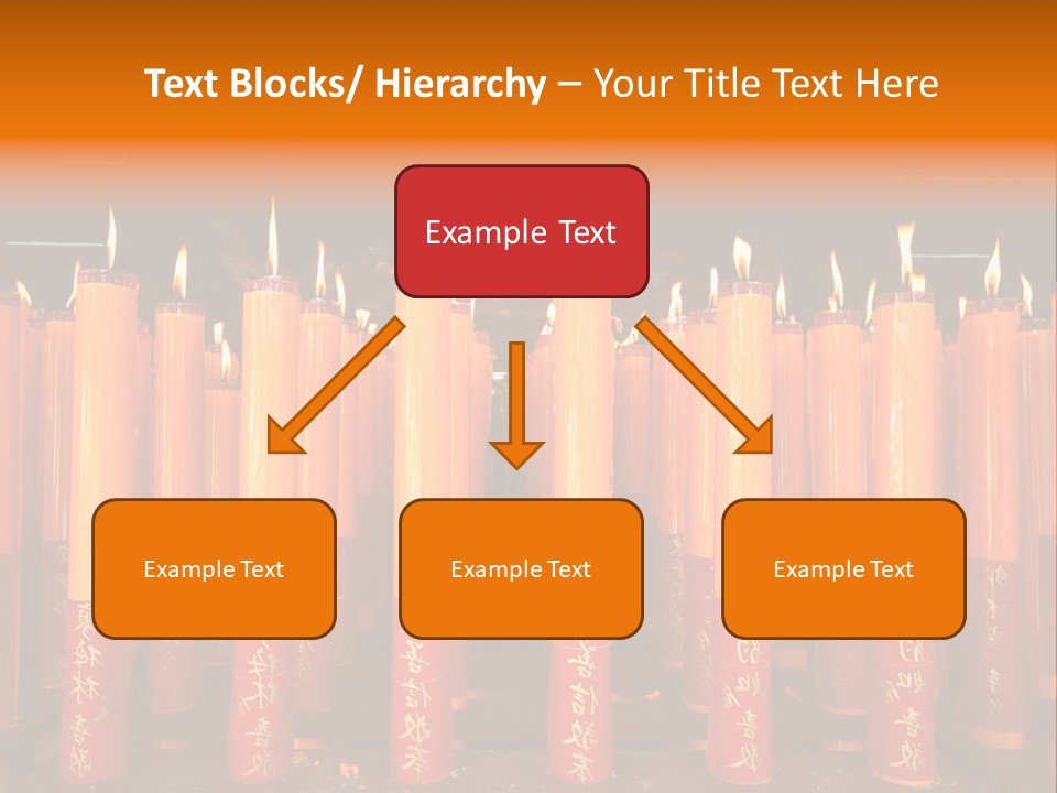 Red Wax Burn PowerPoint Template