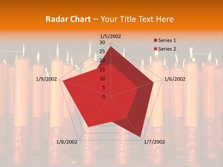 Red Wax Burn PowerPoint Template