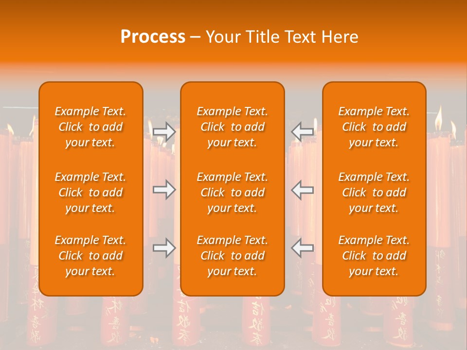 Red Wax Burn PowerPoint Template