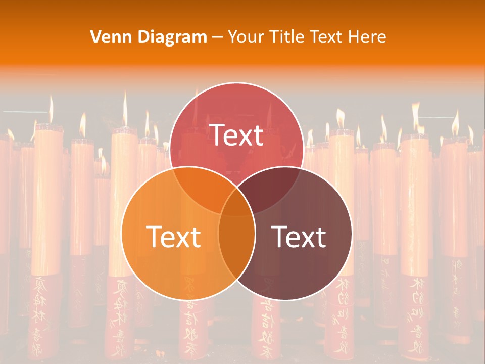 Red Wax Burn PowerPoint Template