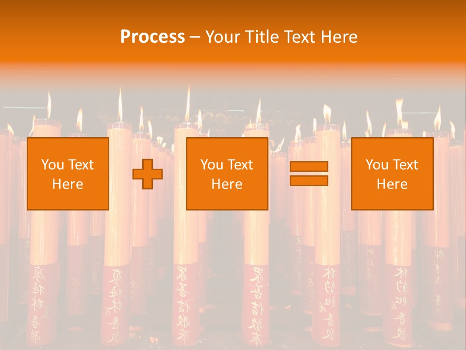 Red Wax Burn PowerPoint Template