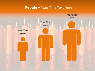 Red Wax Burn PowerPoint Template