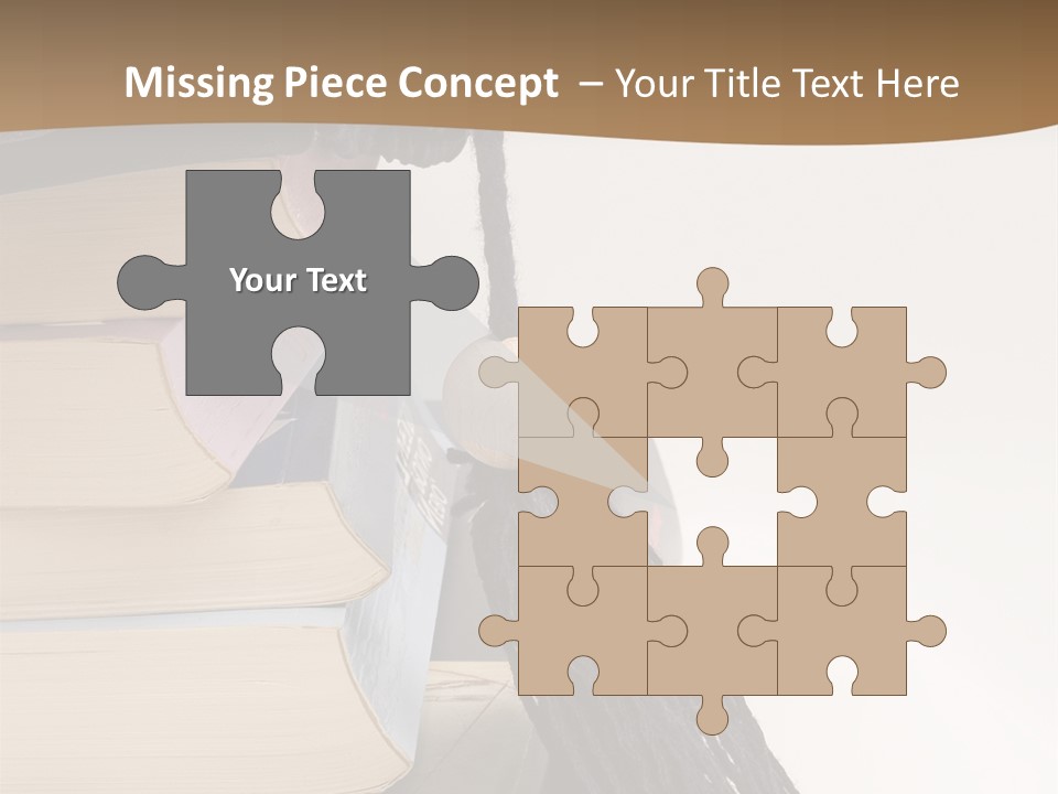 A Graduation Cap On Top Of A Stack Of Books PowerPoint Template