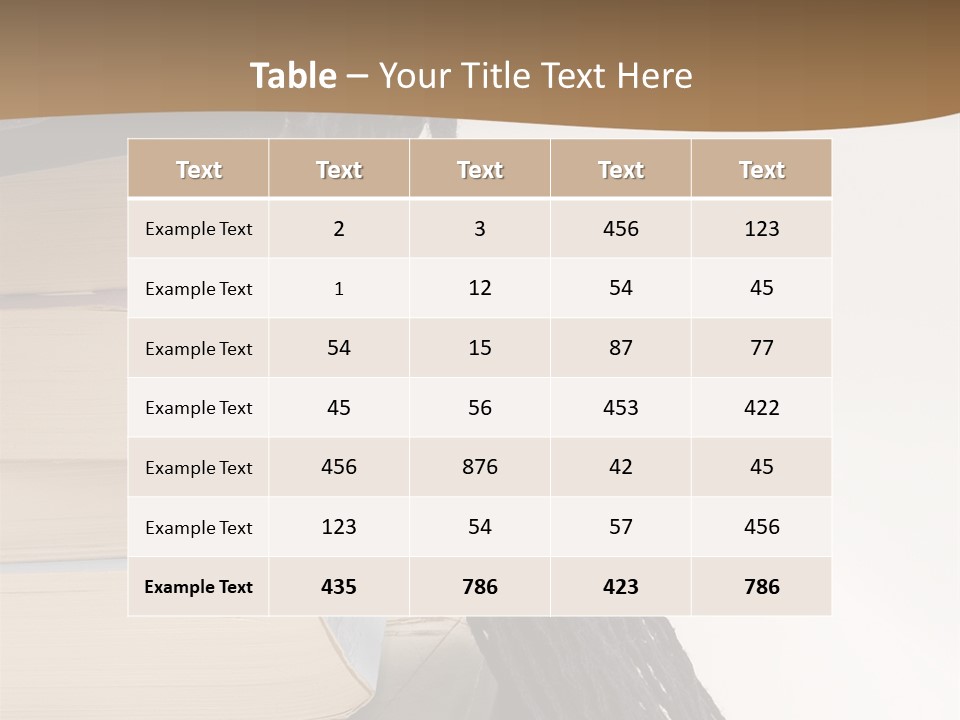 A Graduation Cap On Top Of A Stack Of Books PowerPoint Template