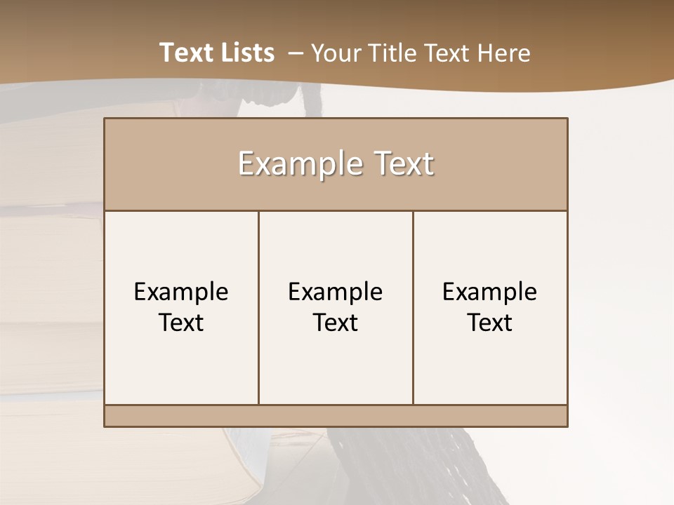 A Graduation Cap On Top Of A Stack Of Books PowerPoint Template