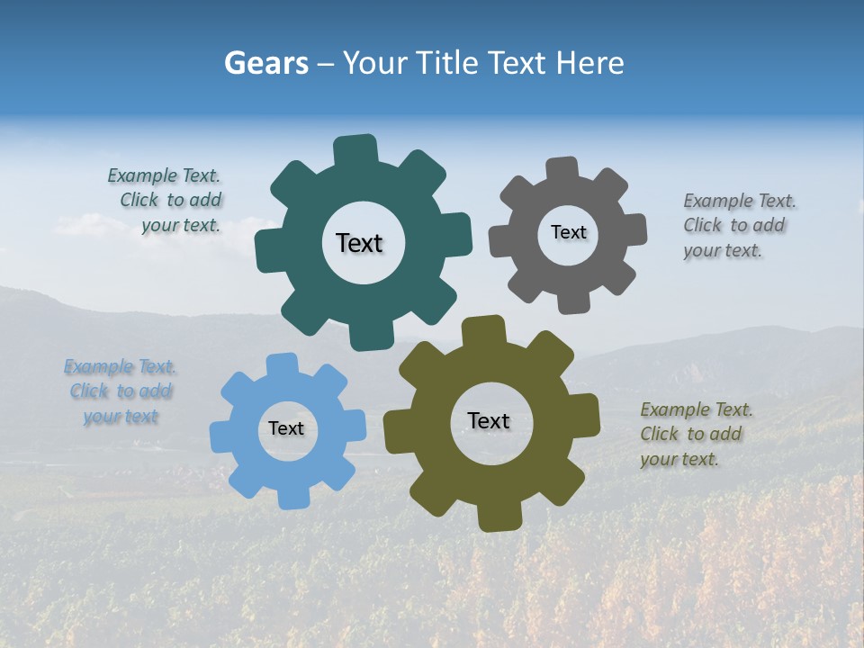 Europe Juicy Black PowerPoint Template