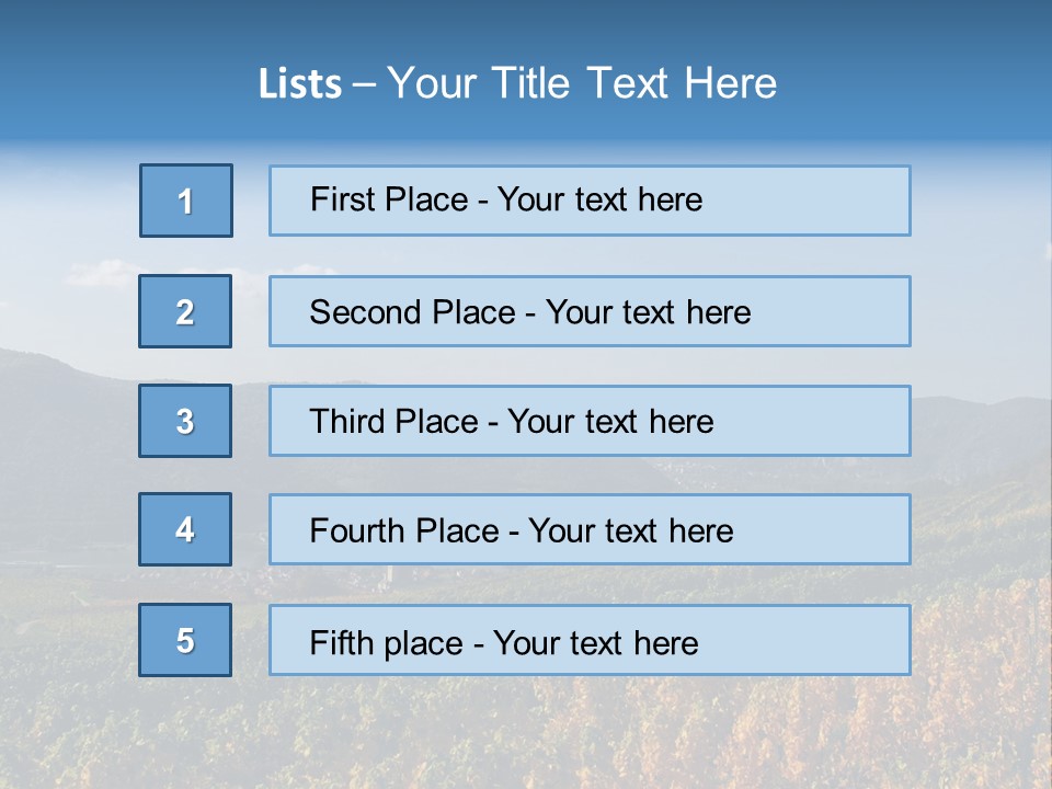 Europe Juicy Black PowerPoint Template
