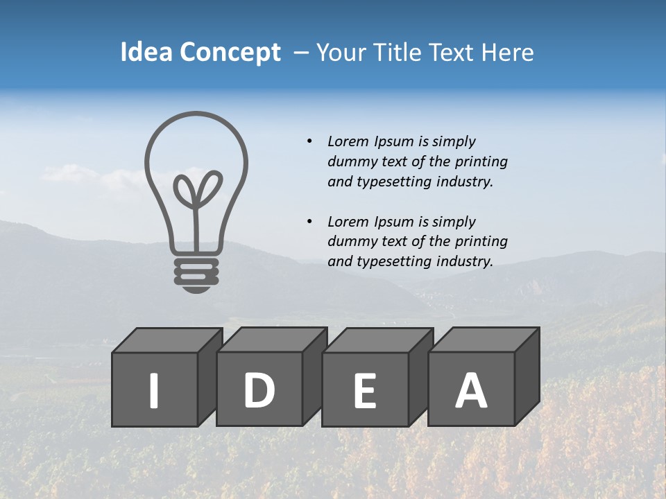 Europe Juicy Black PowerPoint Template