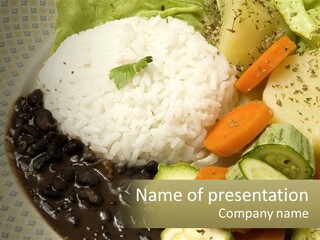 Place Vegetable Beans PowerPoint Template