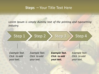 Place Vegetable Beans PowerPoint Template