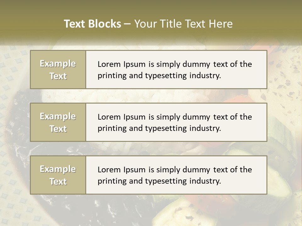 Place Vegetable Beans PowerPoint Template