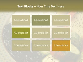 Place Vegetable Beans PowerPoint Template