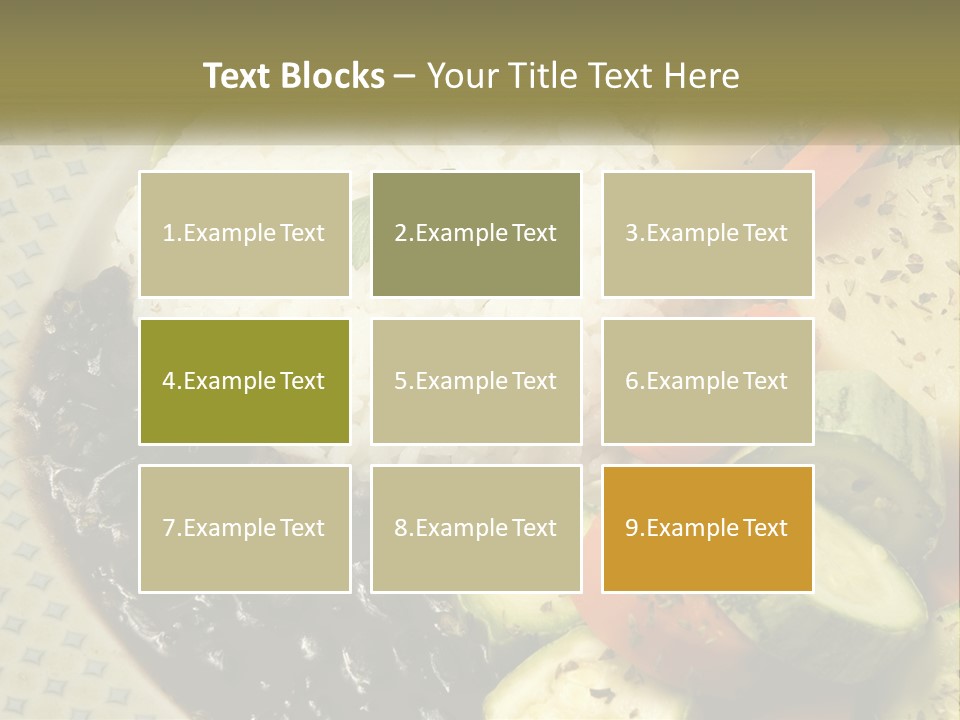 Place Vegetable Beans PowerPoint Template