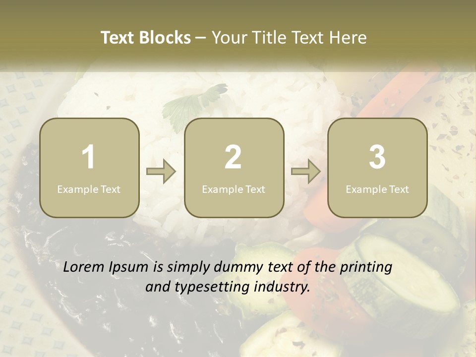 Place Vegetable Beans PowerPoint Template