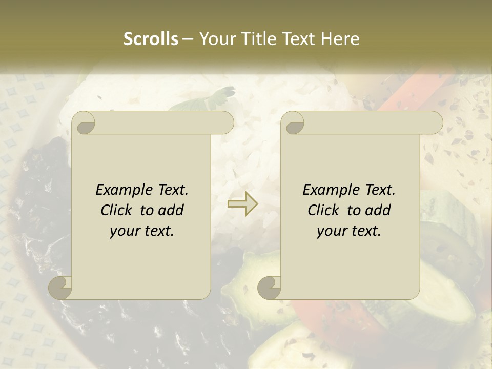 Place Vegetable Beans PowerPoint Template