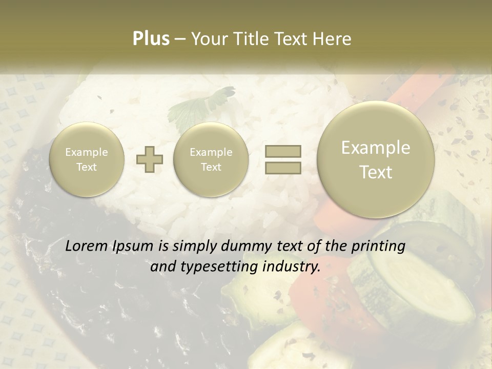 Place Vegetable Beans PowerPoint Template