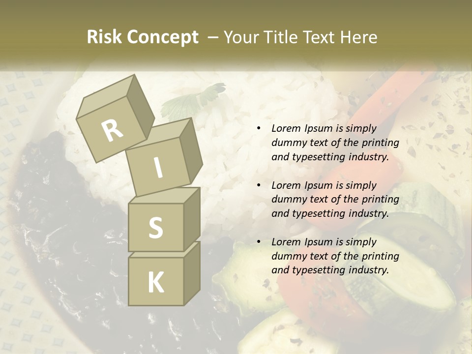 Place Vegetable Beans PowerPoint Template