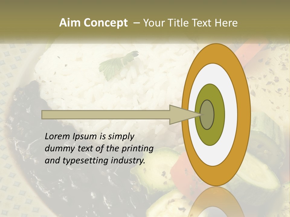 Place Vegetable Beans PowerPoint Template