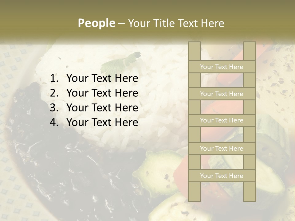 Place Vegetable Beans PowerPoint Template