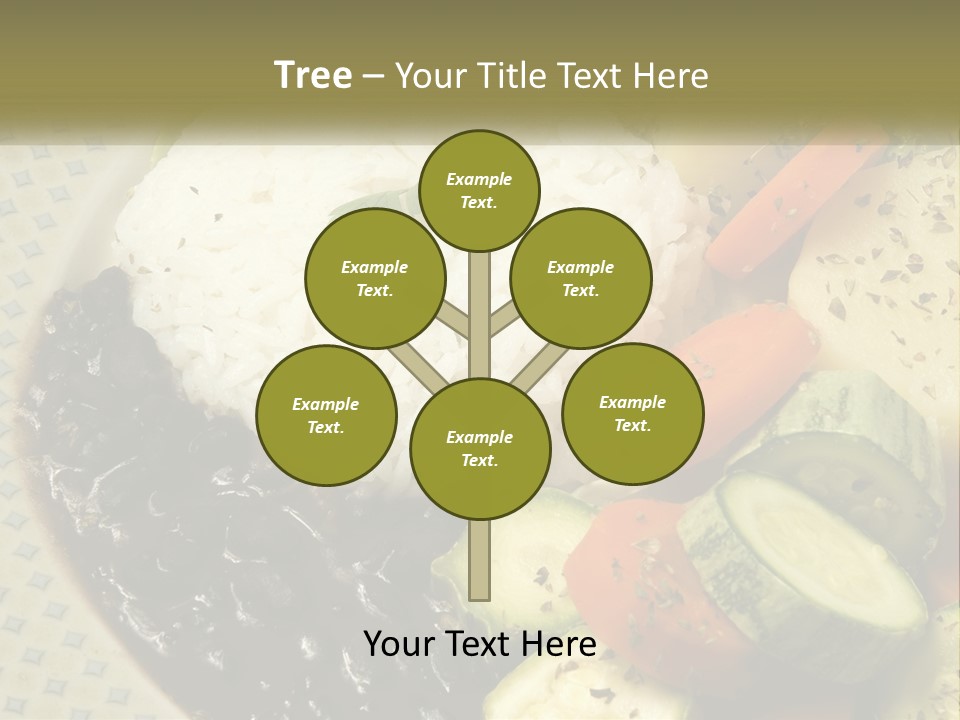 Place Vegetable Beans PowerPoint Template