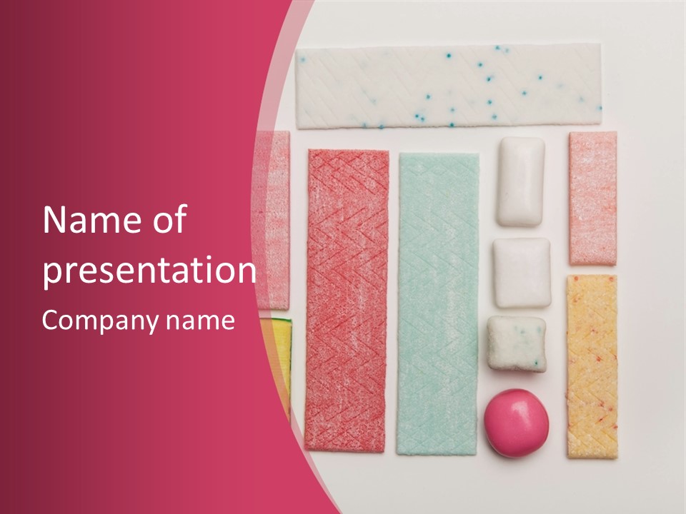 Object Pink Macro PowerPoint Template