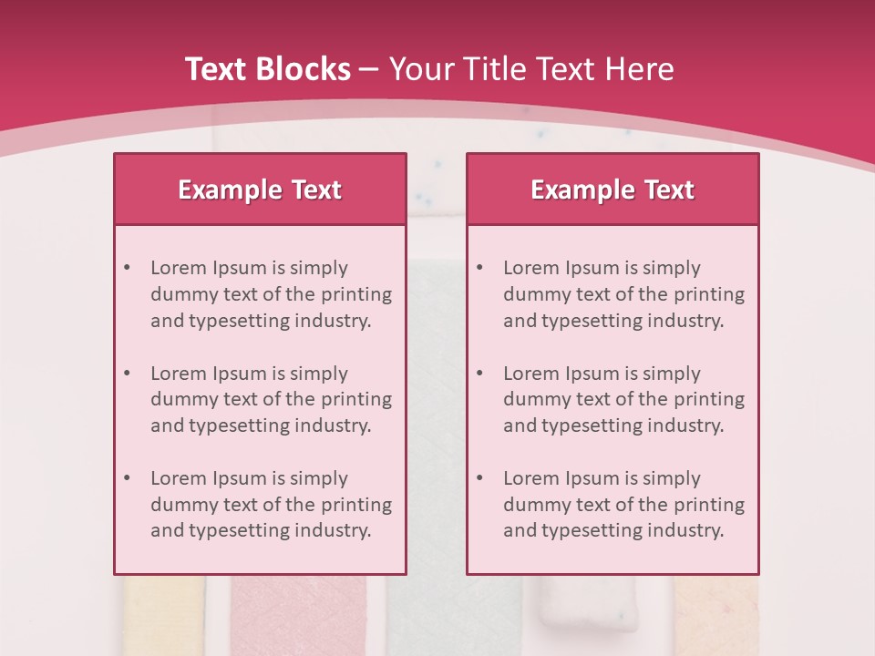 Object Pink Macro PowerPoint Template