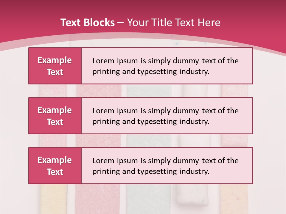 Object Pink Macro PowerPoint Template