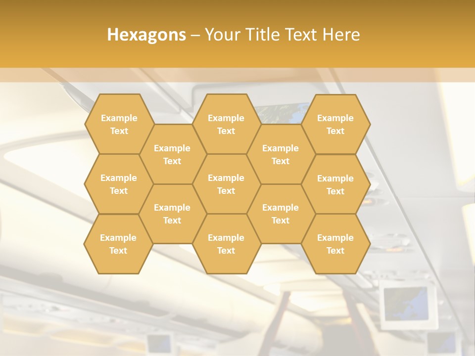 Airplane Sit Seat PowerPoint Template