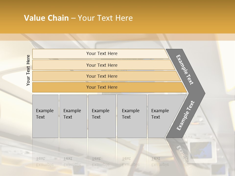 Airplane Sit Seat PowerPoint Template