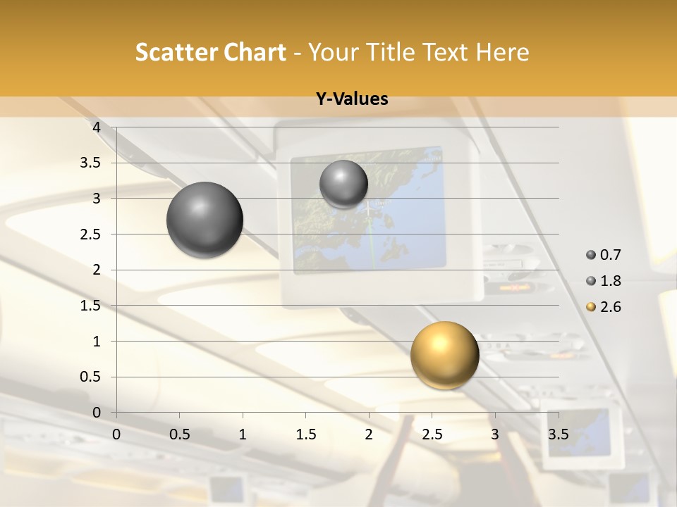 Airplane Sit Seat PowerPoint Template