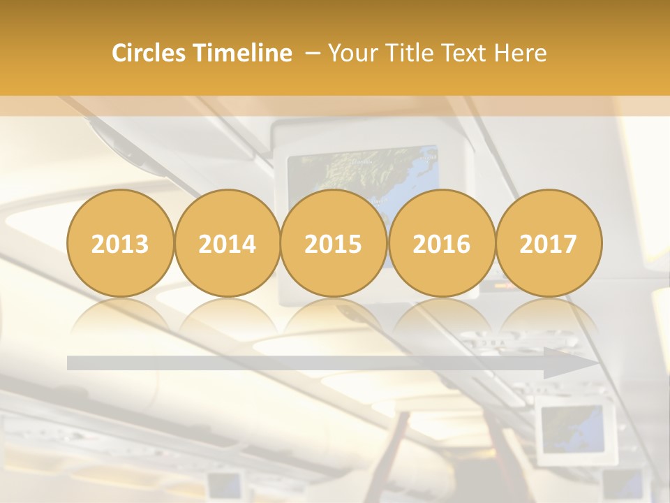 Airplane Sit Seat PowerPoint Template