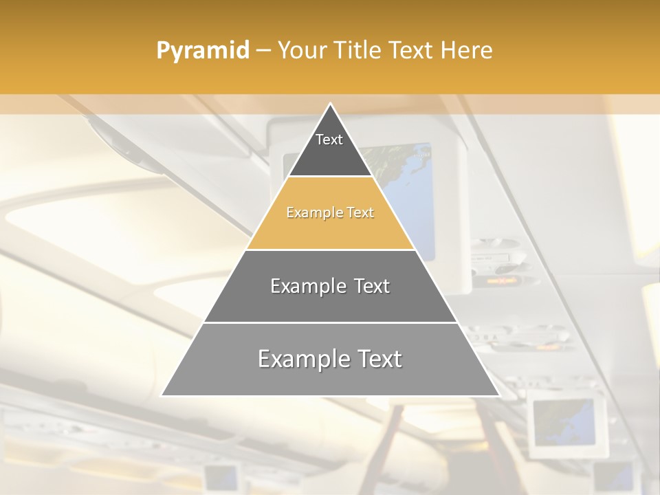 Airplane Sit Seat PowerPoint Template