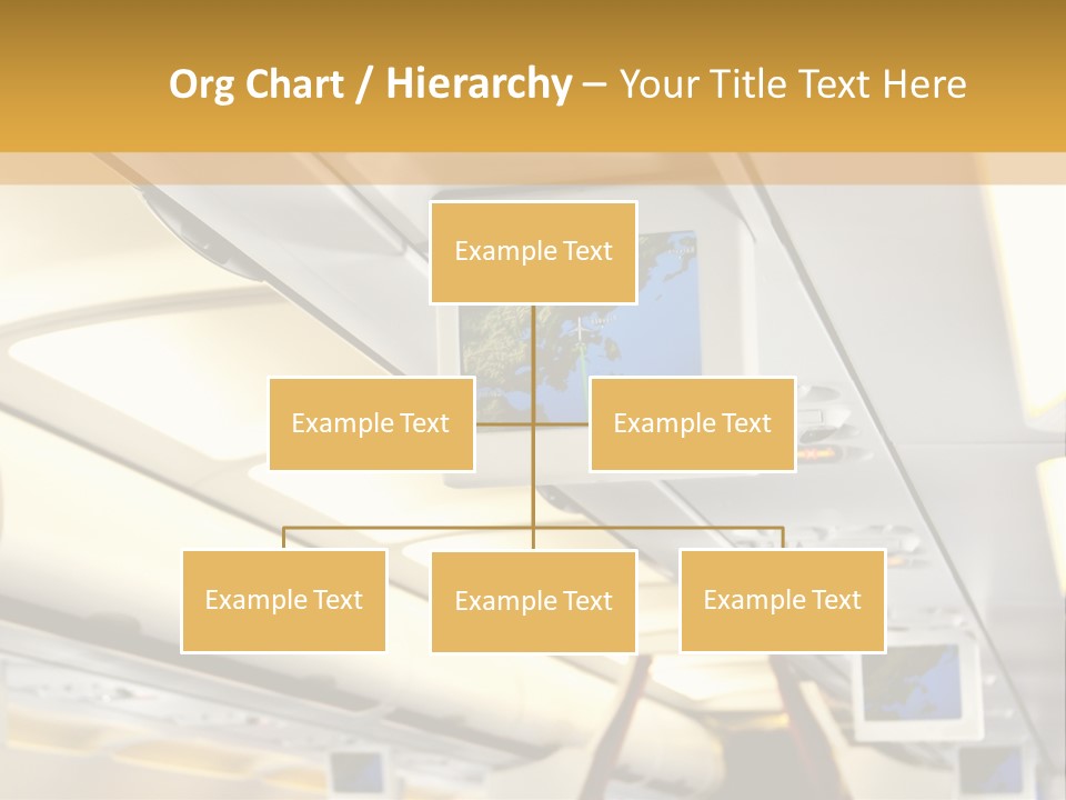 Airplane Sit Seat PowerPoint Template
