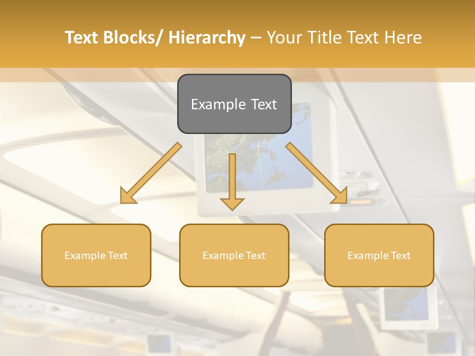 Airplane Sit Seat PowerPoint Template
