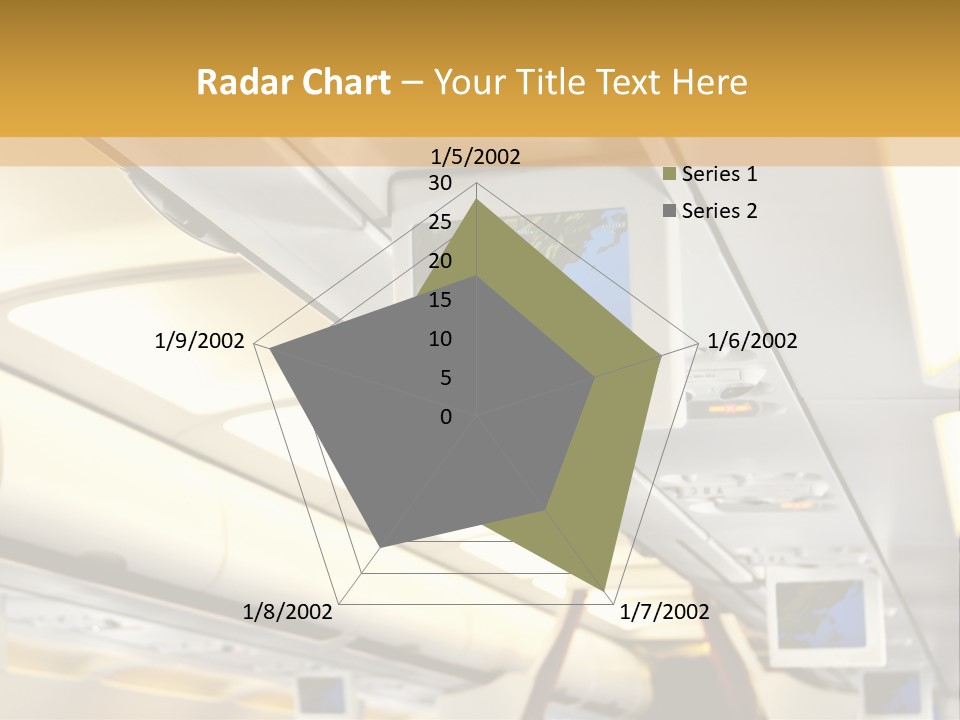 Airplane Sit Seat PowerPoint Template
