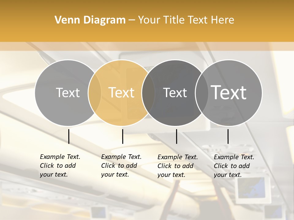 Airplane Sit Seat PowerPoint Template