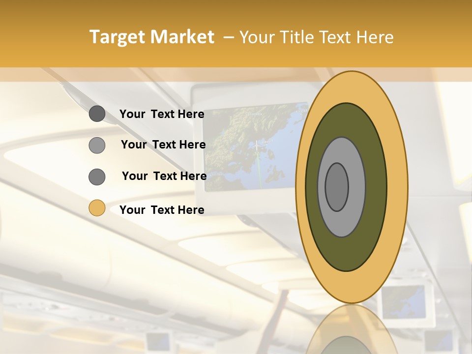 Airplane Sit Seat PowerPoint Template