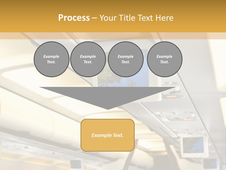 Airplane Sit Seat PowerPoint Template
