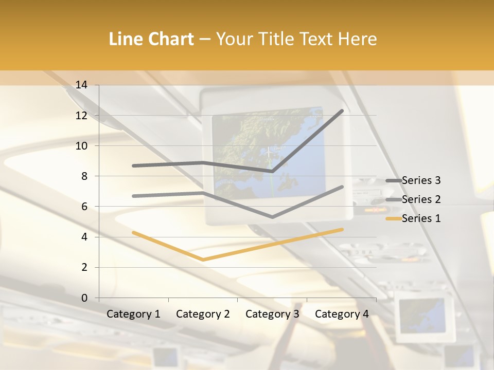 Airplane Sit Seat PowerPoint Template