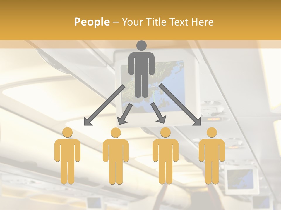 Airplane Sit Seat PowerPoint Template