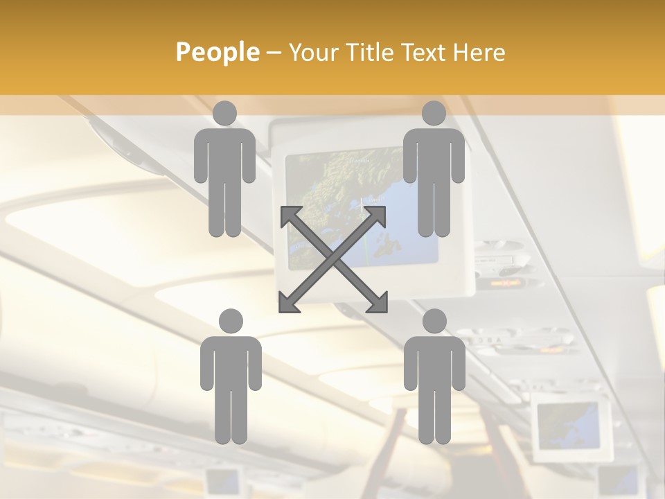 Airplane Sit Seat PowerPoint Template
