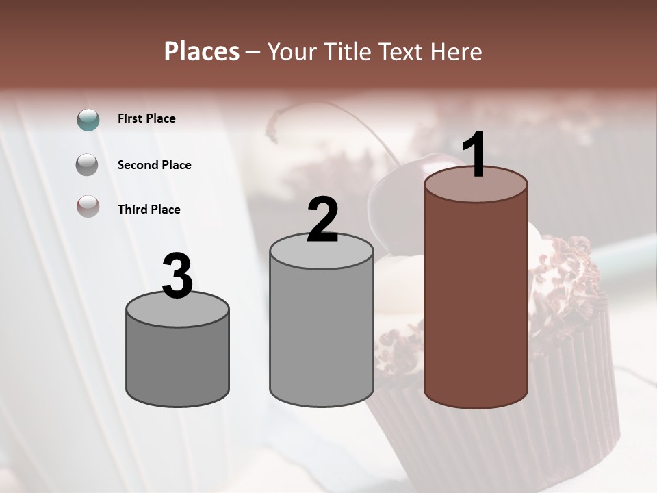 Whipped Food Frosted PowerPoint Template