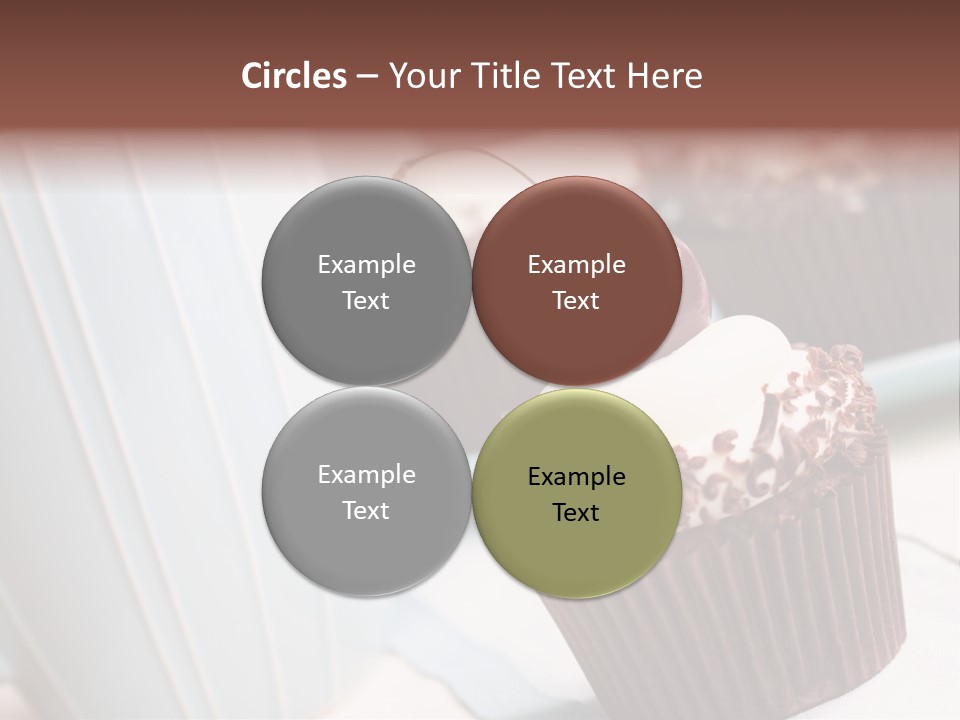 Whipped Food Frosted PowerPoint Template