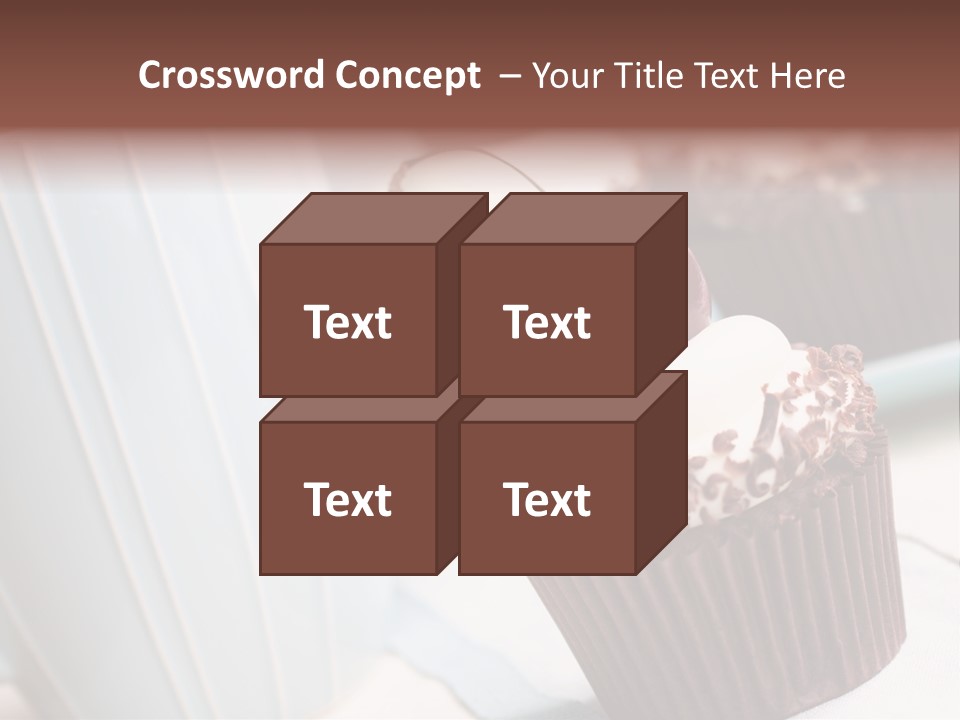 Whipped Food Frosted PowerPoint Template