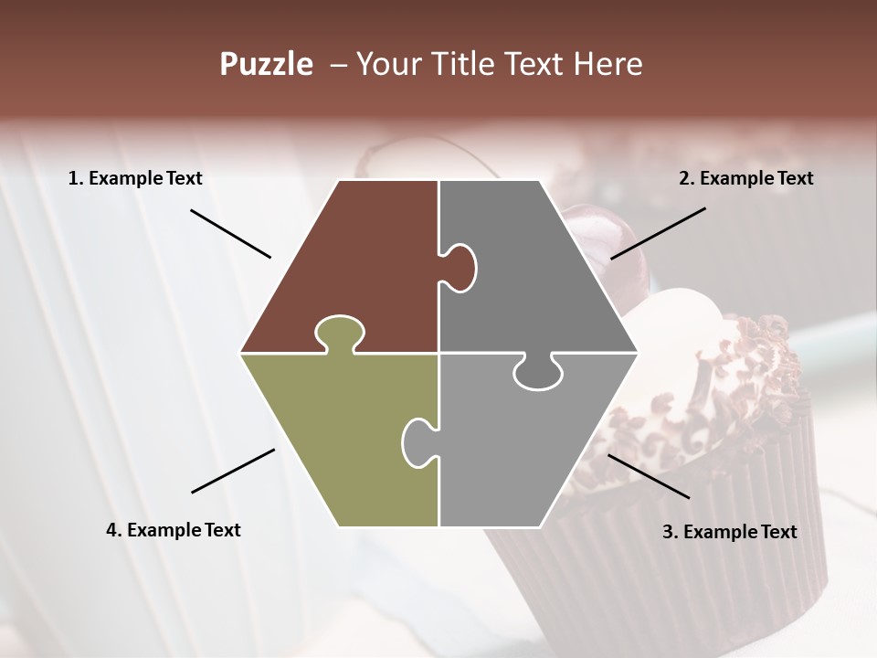 Whipped Food Frosted PowerPoint Template