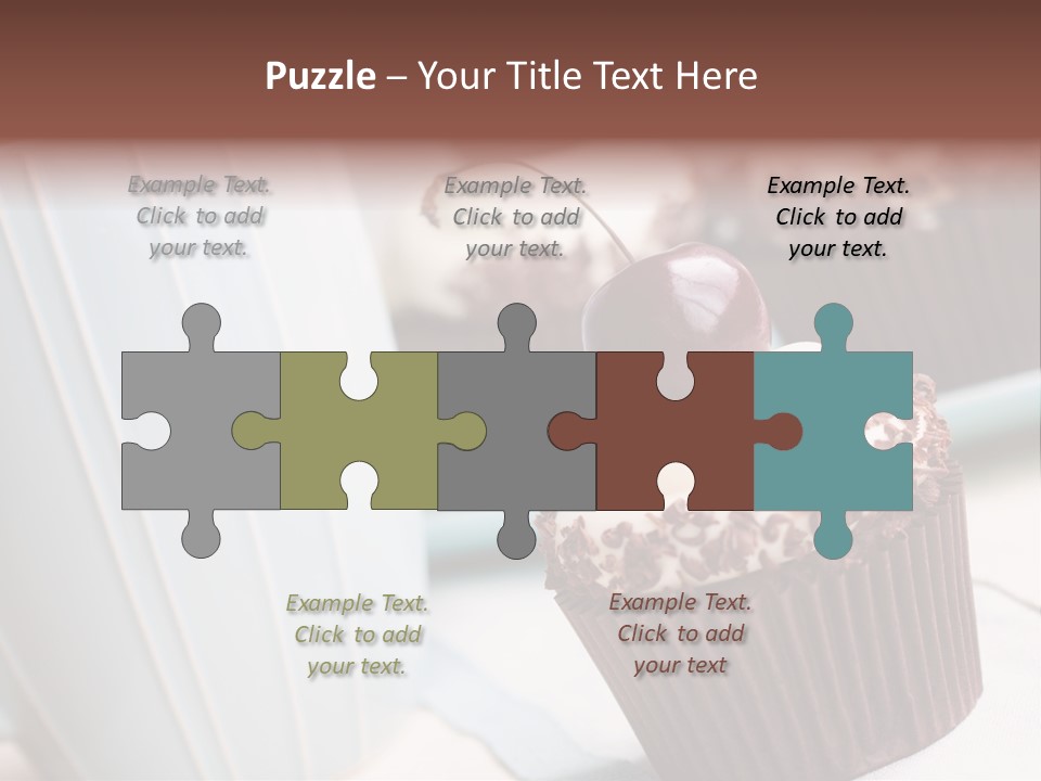 Whipped Food Frosted PowerPoint Template