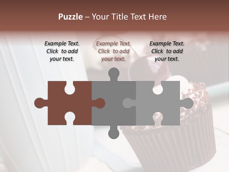 Whipped Food Frosted PowerPoint Template