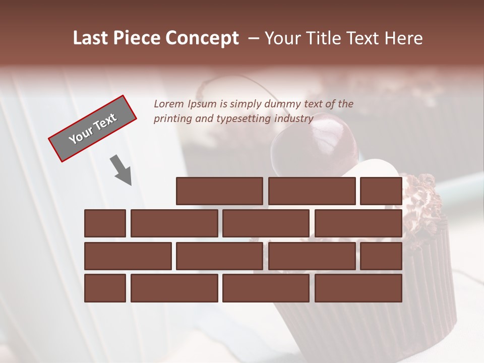 Whipped Food Frosted PowerPoint Template