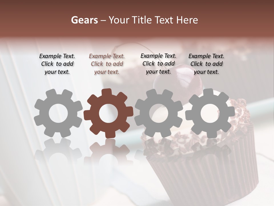 Whipped Food Frosted PowerPoint Template